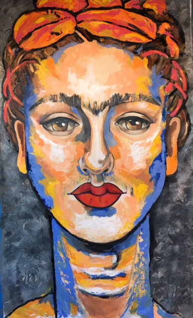 Frida. Mixed Media on Canvas